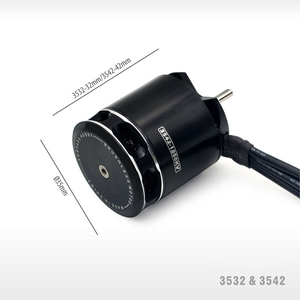 Motor sin Escobillas de Alto Torque de 14 Polos 3532 3542 para Autos de Escalada RC a Escala 1/10 con Carcasa de Aluminio CNC 40000 RPM - Product Image 5