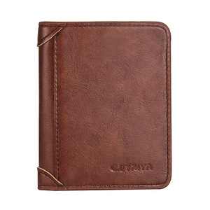 Cartera de hombre vintage de tres pliegues, multifuncional, transfronteriza, de una pieza, delgada, corta, de poliéster, para tarjetas y permiso de <span class=keywords><strong>conducir</strong></span> - Product Image 5