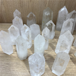 Puntas de Cuarzo Natural de Tamaño Irregular, Piedras de Cristal Curativas, Torres de Cristal, Obeliscos de Cristal - Product Image 4