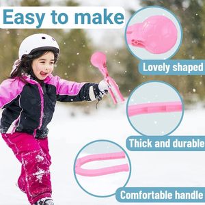 Kit de jouets de neige avec poignée Clip boule de neige Combat de boules de neige Activités d'<span class=keywords><strong>hiver</strong></span> en plein air - Product Image 6