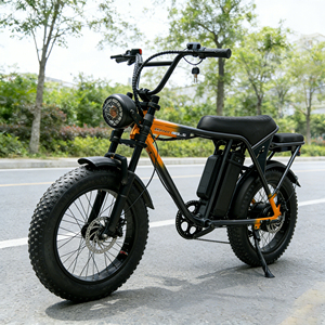 Bicicleta Eléctrica Híbrida V8 750W 48V 15Ah con Llantas Gruesas para Ciudad, Bicicleta Eléctrica de Montaña para Adultos - Product Image 6