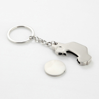 Porte-clés en métal personnalisé avec logo, accessoires, logo personnalisé, forme de voiture, cadeau promotionnel pour les passionnés d'automobiles, porte-clés en métal
