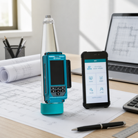 Martillo Digital Integrado Totalmente Automático para Prueba de Rebote de Concreto, Martillo Schmidt NDT, Probador de Resistencia de Concreto para APP High
