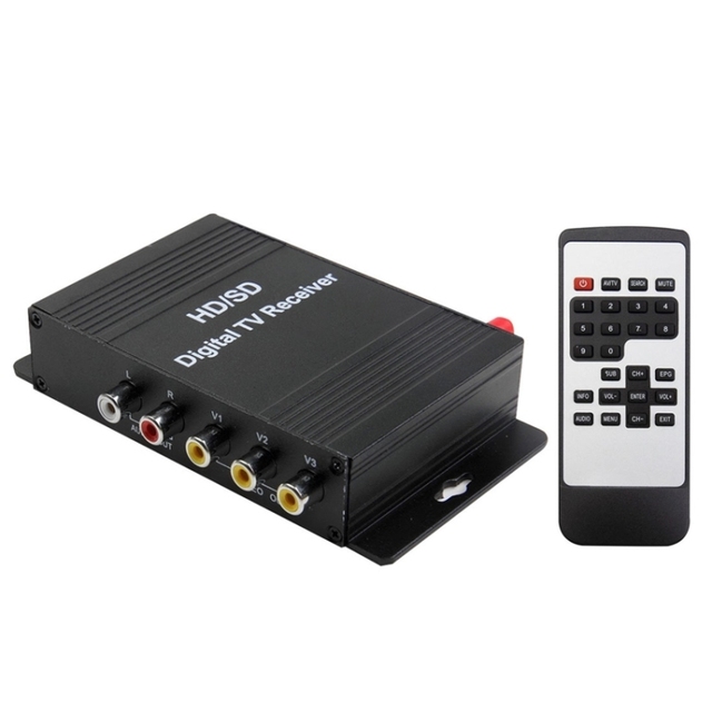 Good Selling High Speed ISDB-T Mobile Digital Car TV Receiver, Suit for Brazil / Peru / Chile Etc. South America Market(Black)