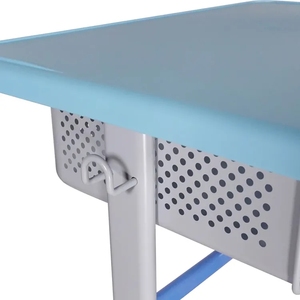 Conjunto de Escritorio y Silla Escolar de Metal Moderno con Altura Ajustable, Marco de Acero, Cajón, Garantía de 3 Años, Aoyasi ST-208D-2 para Estudiantes ST-20 - Product Image 6