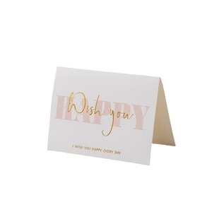 Biglietti d'Auguri Pieghevoli in Carta Patinata con Stampa a Caldo in Lamina d'Oro, Stile Instagram, per la Festa della Mamma e San Valentino, Vendita all'Ingrosso - Product Image 5