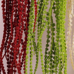 Nueva espuma de imitación verde seda blanco verde Borgoña colgante amaranto boda decoración de Navidad No hay comentarios todavía - Product Image 4