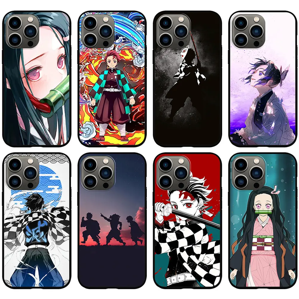 Wholesale Demon Slayer design mobile phone case for iPhone 12 13 pro max