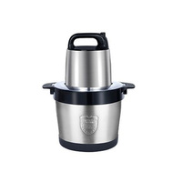 Hachoir à viande électrique Fufumachine6L, mixeur à ail, machine à pétrir la pâte et les boulettes, en acier inoxydable avec engrenage réglable