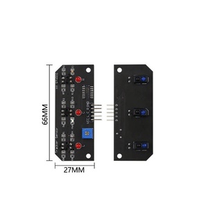 Módulo de seguimiento de línea infrarrojo de 3 vías OKY3517-2 con sensor TCRT5000 (PCB negro) - Product Image 4