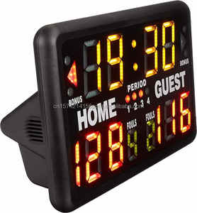 Indicatore di Punteggio Elettronico in Plastica Durevole con Telecomando, Multisport, Portatile, per Interni, <span class=keywords><strong>Tabellone</strong></span> Segnapunti Elettronico, 20 Anni di Successo Commerciale - Product Image 1