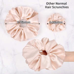 Coleteros de Seda 100% Personalizados con Logotipo, Extra Grandes, Suaves y Lisos, Accesorios para el Cuidado del Cabello Sin Daños, para Moda y Sueño - Product Image 4