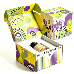 Caja de Cartón Corrugado para Envíos con Logotipo Personalizado, Impresión en Relieve y Forro de Esponja - Caja de Papel Ecológica para Envíos de Cosméticos al por Mayor - Product Image 1