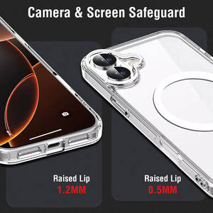 Прозрачная задняя крышка Laudtec для <span class=keywords><strong>Iphone</strong></span> 17, прозрачные чехлы из ТПУ, Магнитная Зарядка, ударопрочный чехол для <span class=keywords><strong>Iphone</strong></span> 17 Promax Sjk1003 - Product Image 6