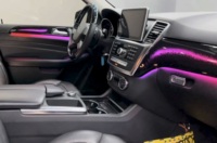 Kit d'éclairage d'ambiance LED W166 pour Mercedes Benz GLE GLS GL ML W166, bande décorative intérieure en fibre de carbone, accessoires d'ambiance