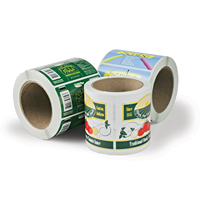 Multicolore Logo Personnalisé Adhésif Kraft Papier Étiquette Autocollant Transparent Autocollant Pvc