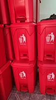 Petite poubelle en plastique Tacho De Basura 20L 30L 50L 80L 100L Poubelle à déchets avec pédale et couvercle