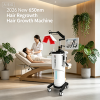 Produit Tendance 2026 : Peigne Activateur de Follicules Capillaires Anti-Chute 650nm, Dispositif de Massage du Cuir Chevelu pour la Repousse et la Croissance des Cheveux