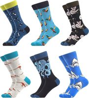 Chaussettes décontractées pour hommes KTJ-25210-3, chaussettes amusantes et originales en coton, jetables, respirantes, antibactériennes, écologiques, logo sur le corps, automne