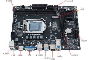 <span class=keywords><strong>เมนบอร์ด</strong></span>เกม ATX ชิปเซ็ต <span class=keywords><strong>H470</strong></span> Intel LGA1200 DDR4สองช่องสัญญาณ - Product Image 3