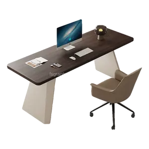 Belle table de bureau à prix bon marché bureau d'ordinateur moderne bureau d'étude simple
