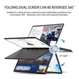Moniteur portable FHD 15,6 pouces, directement de l'usine, léger, deuxième écran extensible pour ordinateur portable, <span class=keywords><strong>travail</strong></span> en déplacement, haute qualité - Product Image 4