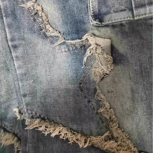 Blue team custom a vita alta ampia a forma dritta lavata vintage <span class=keywords><strong>boyfriend</strong></span> feel angosciata patchwork di moda nuovo stile <span class=keywords><strong>jeans</strong></span> da <span class=keywords><strong>donna</strong></span> - Product Image 6