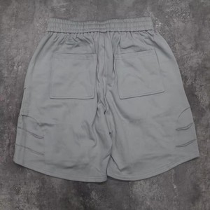 Custom Logo Men Drawstring Shorts Jogging Pants Men Street Swear Factory Men's Summer <b>Cargo</b> Shorts 100% Cotton - Product Image 4