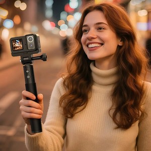 Caméra d'action SJ20 à double objectif et double mode, 20MP, écran tactile <span class=keywords><strong>4K</strong></span>, étanche 5m et 30m, avec étui pour le cyclisme et le ski - Product Image 4