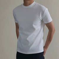 T-shirt pour homme de qualité supérieure, 100% coton, coupe ajustée, doux et confortable, personnalisé, 260 g/m², t-shirt lourd pour homme