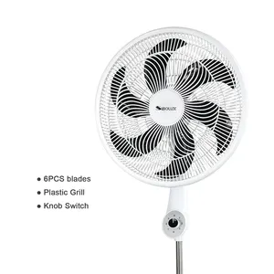 Gran oferta 3 en 1 ventilador eléctrico de plástico de 18 pulgadas de alta calidad a buen precio ventilador de pie gran potencia 6 uds como cuchillas Ventilateur