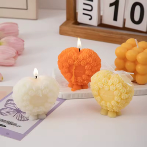 Wholesale Valentine's Day Gifts Home Fragrance Decoration Luxury Rose Flower Candle Soy Wax Scented Candles - Product Image 2