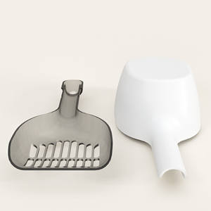 Pala de arena para gatos personalizada al por mayor con pala de heces integrada para inodoro de mascotas y accesorios para cajas de arena para gatos - Product Image 2
