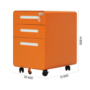 Armoire de rangement <span class=keywords><strong>mobile</strong></span> à 3 tiroirs avec dossier suspendu à bas prix - Product Image 5