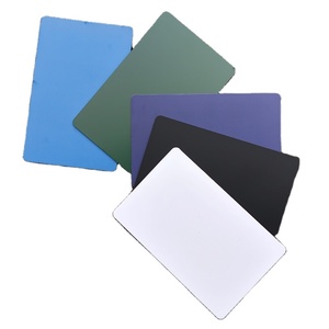 Bedruckbare Luxus-Metall-Visitenkarten in Mattweiß mit NFC-Tag NTAG213, Wiederbeschreibbar - Product Image 1