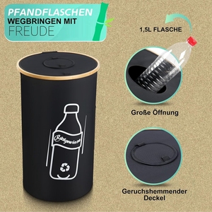Collection de bouteilles de dépôt, conteneur de dépôt de collecteur de bouteille étanche, conteneur de collecte vide pliable pour bouteilles - Product Image 5