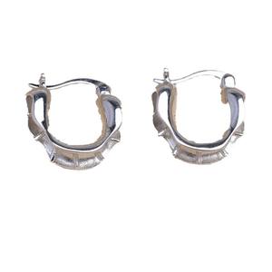 S925 Silver Oval Smooth Earrings for Women <b>Cute</b> DIY Pearl 7-9 <b>Accessory</b> Holder Simple Semi-Finished Product 1867 - Product Image 5
