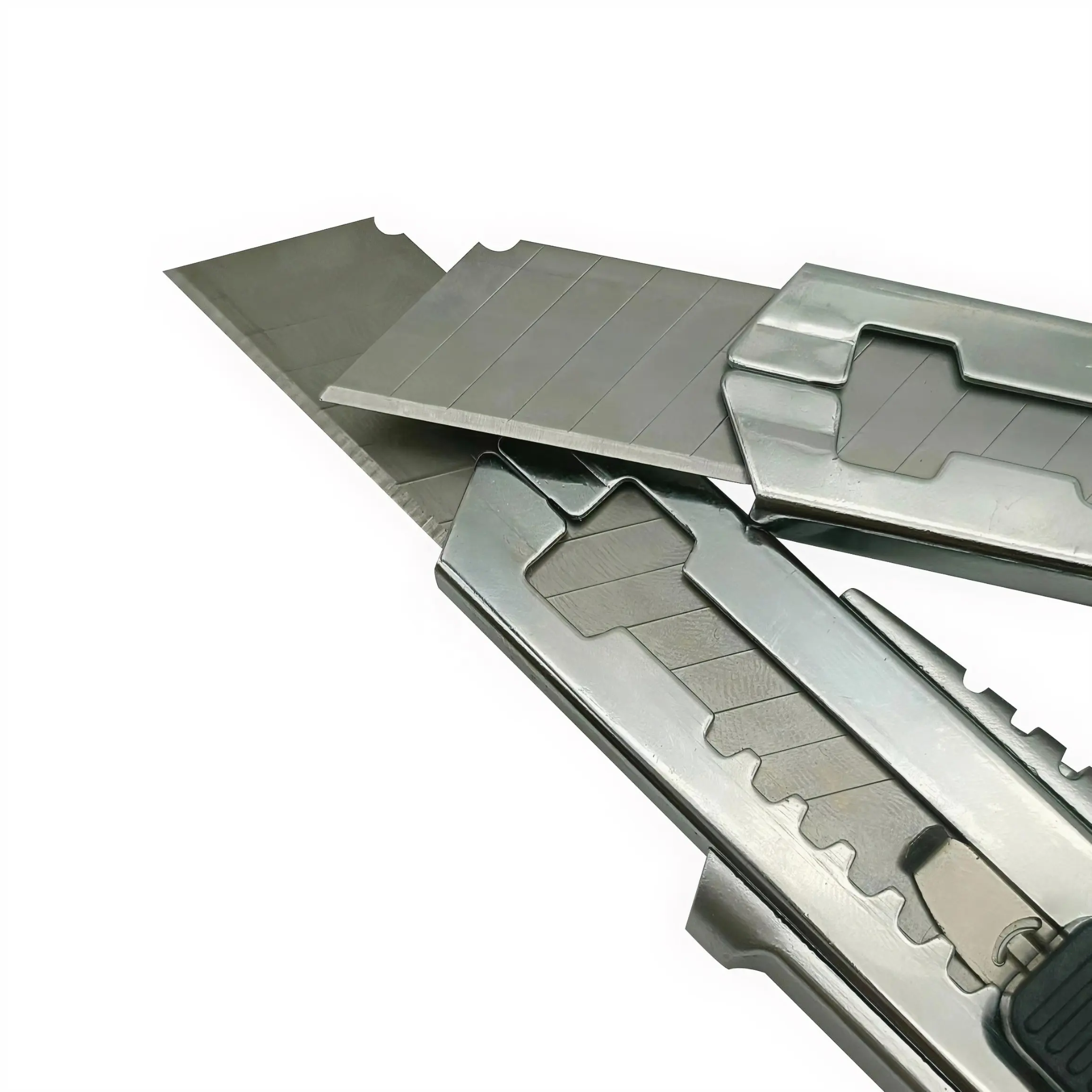 Disco da taglio con blocco automatico in lega di alluminio da 18mm taglierina di sicurezza retrattile Utility ExSlide lama per coltello in alluminio con truded aperto