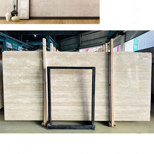 Popular Piedra de Travertino Romano Beige para Paredes Exteriores, Losas de Mármol de Piedra de Travertino - Product Image 2