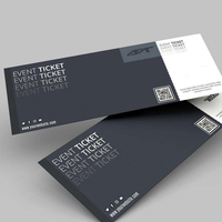 Tarjeta de billete OEM Personalizar mi logotipo Cupón Etiquetas Logotipo de diseño gratuito