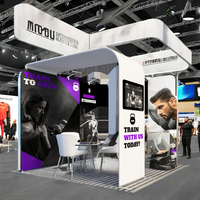 Stand d'exposition portable à montage rapide en 30 minutes à vendre, autres équipements pour salons professionnels