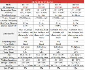 Macchina fotografica termica esterna di immaginazione con la macchina fotografica termica di temperatura per la riparazione del Pc del telefono cellulare - Product Image 2