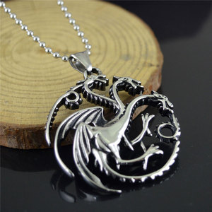 Collar de Dragón Vintage para Hombre, Chapado en Oro PVD de 14k y 18k, Acero Inoxidable 316L, Joyería Fina - Product Image 3