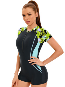 New Women's <b>Sporty</b> One-Piece Brief <b>Swimsuit</b> Sexy European American Backless Fitness Swimwear Cross-Border - Product Image 5