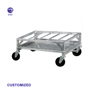 Chariot en acier durable résistant en métal de mobilité facile pour l'entrepôt et l'usage industriel - Product Image 3