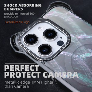 7,5 M Anti-Shock Mother Of Pearl para <span class=keywords><strong>iPhone</strong></span> <span class=keywords><strong>14Pro</strong></span> Case Personalizar TPU Magnetic Phone Case para <span class=keywords><strong>iPhone</strong></span> 16 15 14 13 Pro Max Case - Product Image 4