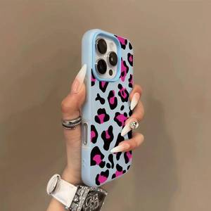 Nouvelle coque de téléphone créative à motif léopard pour iPhone 17 Air 16 15 14 13 <span class=keywords><strong>Pro</strong></span> Max, coque de protection antichoc 2-en-1 en gelée - Product Image 3