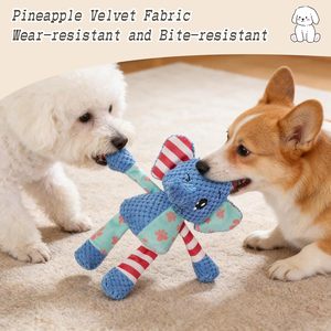 Wholesale Dinosaur Dog Toy Set in Stock Soft <b>Plush</b> Animal Chew Toys for OEM ODM Retail Packaging Orders Bulk Supply - Product Image 5