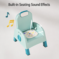 Chaise à bascule amusante VSUCH pour enfants avec plateau repas, lit de bain multifonctionnel et chaise haute pour des moments repas heureux