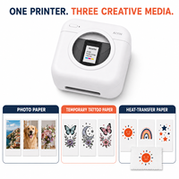 Imprimante photo thermique portable AIYIN C2 4-en-1 mini 2 pouces avec papier transfert thermique en stock pour projets DIY personnalisés